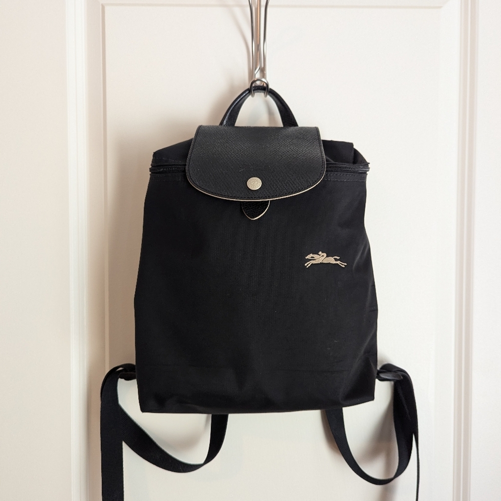 Black Le Pliage Backpack Version 2022